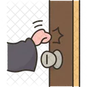 Knock Door Bang Icon