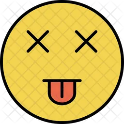 Knocked Emoji Icon