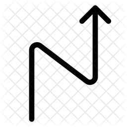 Knopf Zickzack  Symbol