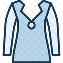 Knopfdesign Baumwollmischung Strickjacke Symbol