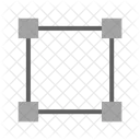 Vier Knoten Quadrat Symbol