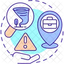 Risk Disaster Awareness Icon
