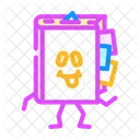 Knowledge Book Character Icon