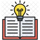 Knowledge Book Bulb Light Icon