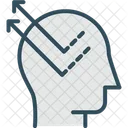 Knowledge Extraction Data Sharing Brain Icon