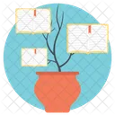 Knowledge Growth Tree Icon