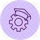 Knowledge Management Pentaglow Icon Icon