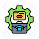 Knowledge Management Business Icon