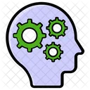 Knowledge Management System Manager Brainstorming Symbol