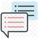 Knowledge Transfer Chatting Meeting Icon