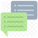 Knowledge Transfer Chatting Meeting Icon