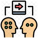 Knowledge Transfer Memory Cloning Icon