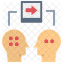 Knowledge Transfer Memory Cloning Icon