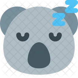 Koala durmiendo Emoji Icono