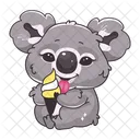 Koalas essen  Symbol