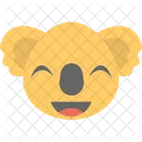 Koala Face Emoji Icon
