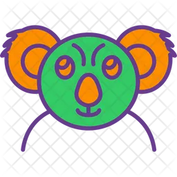 Koala Face  Icon