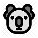 Koala Head  Icon