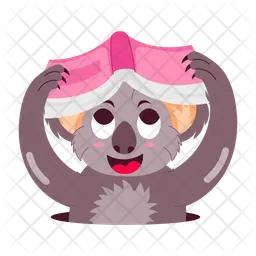 Koala reading  Icon