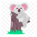 Koala Resting Sleeping Animal Icon