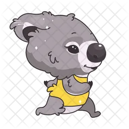 Koala Running  Icon