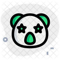 Koala Star Struck Emoji Icon