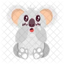 Koala Surpris Choque Cinereus Icon