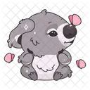 Koala With Butterfly  Icon