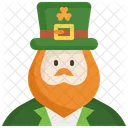 Mann Kobold St Patricks Day Icon