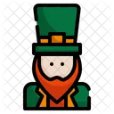 Saint Patrick Day Symbol Mit Gefullter Linie Erstellt Auf Basis Eines Pixelgenauen Rasters Von 64 X 64 Pixeln Icon