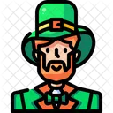 Kobold St Patricks Day Ingwer Icon