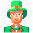 Kobold St Patricks Day Ingwer Icon