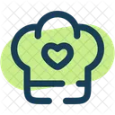 Kochmütze Herz  Symbol