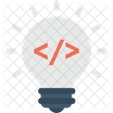 Codierung Gluhbirne Programmierung Symbol