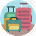 Flughafen Koffer Gepack Icon