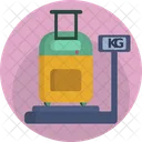 Flughafen Koffer Waage Icon