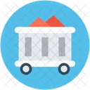 Kohle Karren Streitwagen Symbol