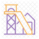 Kohle Bergwerk Industrie Symbol