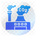 Kohlendioxid Umweltverschmutzung CO 2 Symbol