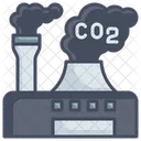 Kohlendioxid Umweltverschmutzung CO 2 Symbol