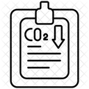 Kohlendioxid Bericht CO 2 Wolke Symbol