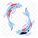 Koi Fish Balance Icon