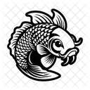 Koi Fische Wassertiere Tiere Symbol