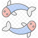 Koi Fish Lineal Color Icon Icon