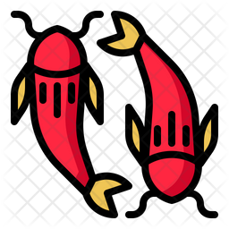 Koi Fish Icon Of Colored Outline Style Available In Svg Png Eps Ai Icon Fonts