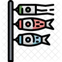 Koi Flag Carp Icon