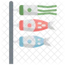 Koi Flag Carp Icon