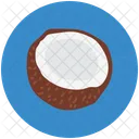 Kokosnuss Halfte Coco Symbol