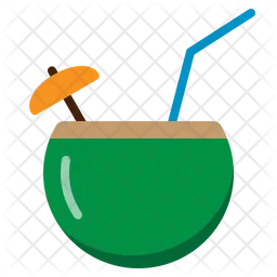 Kokosnussgetränk  Symbol