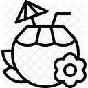 Kokosnussgetränk  Symbol